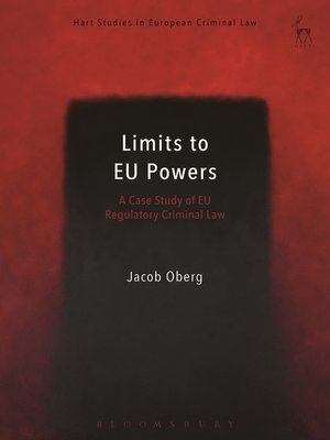 cover image of Limits to EU Powers